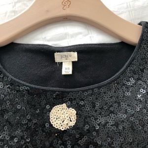 J Crew factory sequined top